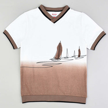 Boys Sail Print Top - Kidichic